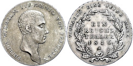 Taler, 1816, A, Friedrich Wilhelm III., AKS 11, J. 33, Ss+. - Andere & Zonder Classificatie