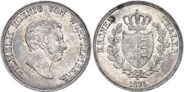 Taler, 1825, Wilhelm I., AKS 65, J. 55, Wz. Rf., Ss-vz.  Ss-vz - Altri & Non Classificati