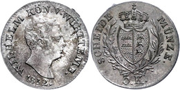 3 Kreuzer, 1832, Wilhelm I., AKS 104, J. 51, St.  St - Other & Unclassified