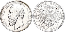 5 Mark, 1898, Friedrich I., Ss+., Katalog: J.29 Ss - Sonstige & Ohne Zuordnung