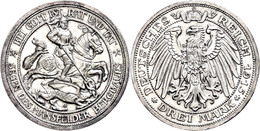 3 Mark, 1915, Mansfeld, Vz-st., Katalog: J.115 Vz-st - Sonstige & Ohne Zuordnung