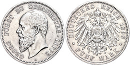 5 Mark, 1898, Georg, Ss-vz., Katalog: J.165 Vz - Sonstige & Ohne Zuordnung