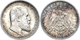 3 Mark, 1908, Wilhelm II., St., Katalog: J.175 St - Sonstige & Ohne Zuordnung