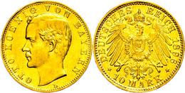 10 Mark, 1896, Otto, Ss-vz., Katalog: J. 199 Ss-vz - Sonstige & Ohne Zuordnung