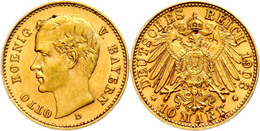 10 Mark, 1903, Otto, Kl. Rf., Ss-vz, Katalog: J.201 Ss-vz - Sonstige & Ohne Zuordnung