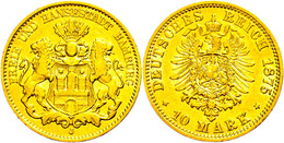 10 Mark, 1875, Ss., Katalog: J.209 Ss - Sonstige & Ohne Zuordnung