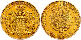 10 Mark, 1879, Mzz J, Ss., Katalog: J.209 Ss - Sonstige & Ohne Zuordnung