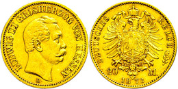 20 Mark, 1873, Ludwig III., Wz. Rf., Ss., Katalog: J.214 Ss - Autres & Non Classés