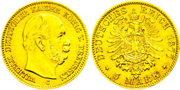 5 Mark, 1877, C, Wilhelm I., Kratzer, Ss-vz., Katalog: J.244 Ss-vz - Altri & Non Classificati