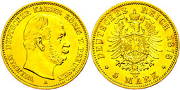 5 Mark, 1878, A, Wilhelm I., Vz., Katalog: J.244 Vz - Sonstige & Ohne Zuordnung