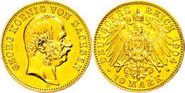 10 Mark, 1904, Georg, Wz. Rf., Ss-vz., Katalog: J.265 Ss-vz - Altri & Non Classificati