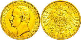 20 Mark, 1896, Carl Alexander, Kl. Rf., Ss., Katalog: J. 282 Ss - Sonstige & Ohne Zuordnung