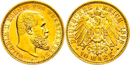 10 Mark, 1898, Wilhelm II., Ss-vz., Katalog: J.295 Ss-vz - Andere & Zonder Classificatie