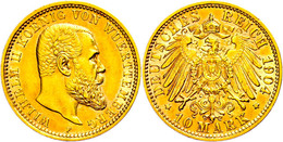 10 Mark, 1904, Wilhelm II., Ss-vz., Katalog: J.295 Ss-vz - Altri & Non Classificati