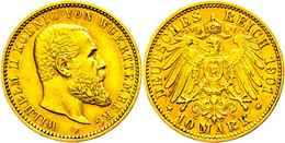 10 Mark, 1907, Wilhelm II., Ss-vz., Katalog: J.295 Ss - Other & Unclassified