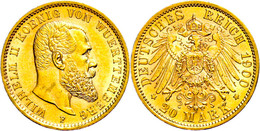 20 Mark, 1900, Wilhelm II., Wz. Rf., Vz., Katalog: J.296 Vz - Altri & Non Classificati