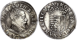 Lothringen, Teston, O. J., 1545-1608, Karl III., Nancy, Ss-vz.  Ss-vz - Altri & Non Classificati