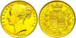 Sovereign, 1860, Victoria, Fb. 387e, Ss-vz.  Ss-vz - Sonstige & Ohne Zuordnung