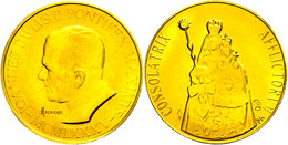 Goldmedaille (40 Francs), 1985, Besuch Papst Johannes Paul II., Probst 013, St. Auflage Nur 1.575 Stück.  St - Lussemburgo