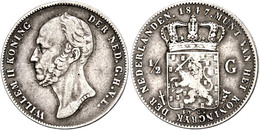1/2 Gulden, 1847, Wilhelm II., Schulman 530, Ss.  Ss - Altri & Non Classificati