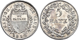 Waadt, 5 Batzen, 1810, HMZ 2-1002e, F. St. - Altri & Non Classificati