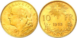 10 Franken, Gold, Fb. 503, Vz. - Altri & Non Classificati