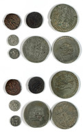 MUSTAFA III., Lot Von 7 Münzen Der Münzstätte Tunis. Dabei U.a. 1 Riyal AH 1182 Und AH 1187, 40 Para AH 1183 Sowie Klein - Orientalische Münzen