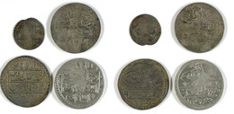 SELIM III, Lot Von 4 Münzen Der Münzstätte Trablusgarb (Tripolis): 2 1/2 Kurush (Yüzlük) AH 1203/10 Und 2 X 1210 Sowie 1 - Orientalische Münzen
