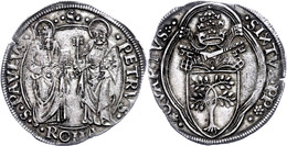 Grosso, O.J. (1471-1484), Sixtus IV., Rom, Serafini 39, Muntni 16, Vz.  Vz - Non Classés