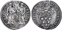 Giulio, O.J. (1523-1534), Clemens VII., Rom, Schrötlingsfehler, Ss.  Ss - Non Classificati