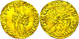 Scudo, O.J. (1534-1549), Paul III., Rom, Fb. 65, CNI 85, Überprägungsspuren, Ss.  Ss - Ohne Zuordnung