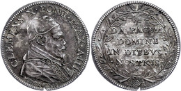 Giulio, 1672, Clemens X., Rom, Muntoni 32, Kl. Einriss, Vz.  Vz - Non Classificati