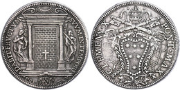 Piastra, 1675, Clemens X., Dav. 4081, Kl. Rf., Ss.  Ss - Non Classés