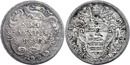 Testone, O.J. (1676-1689), Innozenz XI., Rom, Muntoni 54, Ss.  Ss - Non Classés