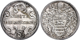 Testone, O.J. (1676-1689), Innozenz XI., Rom, CNI 41, Muntoni 57, Vz.  Vz - Ohne Zuordnung