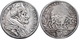 Testone, 1690, Alexander VIII., Rom, Muntoni 16, Ss+. - Non Classés