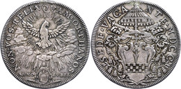 Piastra, O.J. (1700), Sede Vacante, Rom, Muntoni 3, Dav. 4112, Hsp., Ss.  Ss - Ohne Zuordnung