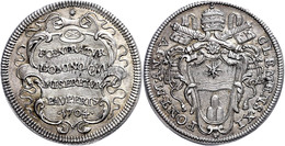 Testone, 1704, Clemens XI., Rom, Muntoni 66, Vz.  Vz - Non Classés