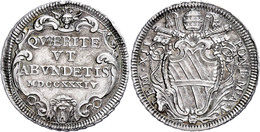 Testone, 1734, Clemens XII., Rom, Muntoni 42, Ss-vz.  Ss-vz - Ohne Zuordnung