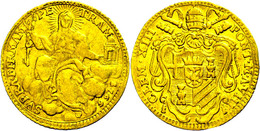 Zecchino, Gold, 1766, Clemens XIII., Rom, Fb. 237, Muntoni 7, Ss.  Ss - Ohne Zuordnung