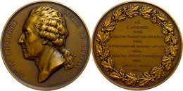 Frankreich, Bronzemedaille (Dm. 50,7 Mm, 65 G), O.J., Von Dubois, Auf Georges Louis Leclerc Comte De Buffon, Av: Kopf Na - Sonstige & Ohne Zuordnung