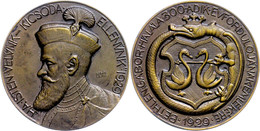 Siebenbürgen, Bronzemedaille (Dm. Ca. 47,90mm, Ca. 54,61g), 1929, Von Beran Lajos, Auf Den 300.Todestag Des Fürsten Gabr - Autres & Non Classés