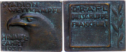 Eisengussplakette 1930, Stadion Wettkämpfe Himmelfahrt 1930, Av: Adlerkopf Nach Rechts, Rev: Schrift Im Feld, 42,95 G, 4 - Other & Unclassified