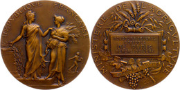 Frankreich, Bronzemedaille (Dm. 50 Mm, 64 G), O.J., Von A. Dubois, Prämienmedaille Des Landwirtschafts-Ministeriums, Av: - Autres & Non Classés