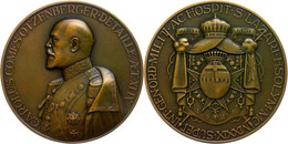 Malta, Bronzemedaille (Dm. 50 Mm, 47 G), 1929, K. B. NED, Auf Charles Otzenberger, Av: Brustbild Nach Links, Rev: Wappen - Sonstige & Ohne Zuordnung