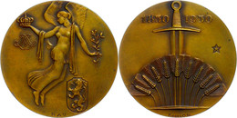 Belgien, Bronzemedaille (Dm Ca. 49mm, 46,55g), 1930, Von Fisch & Co. Zur 100- Jährigen Unabhängigkeit 1830-1930, Vz-st.  - Andere & Zonder Classificatie