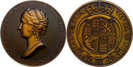 Niederlande, Bronzemedaille (Dm. 60 Mm, 76 G), O.J., Von J.J. V. Goor, Auf Maria Stuart, Av: Brustbild Nach Links, Rev:  - Altri & Non Classificati