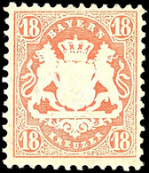 18 Kreuzer Mattziegelrot, Wz. X, Ungebraucht, Tadellos, Doppelt Geprüft Brettl BPP, Mi. 380.-, Katalog: 27Xa * - Other & Unclassified