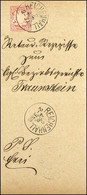 10 Pfg Wappen, Wz. Wellenlinien, Auf Retour-Recipisse Von K1 "REICHENHALL 2 APR." Nach Traunstein Mit Ankunftsstempel, T - Other & Unclassified