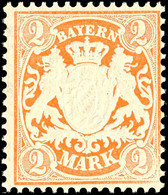 2 M. Orange, Postfrisch, Tadellos, Unsigniert, Zuschlag 157. Auktion = 70,-, 167. Und 168. Auktion Je 50,-, Katalog: 44a - Sonstige & Ohne Zuordnung